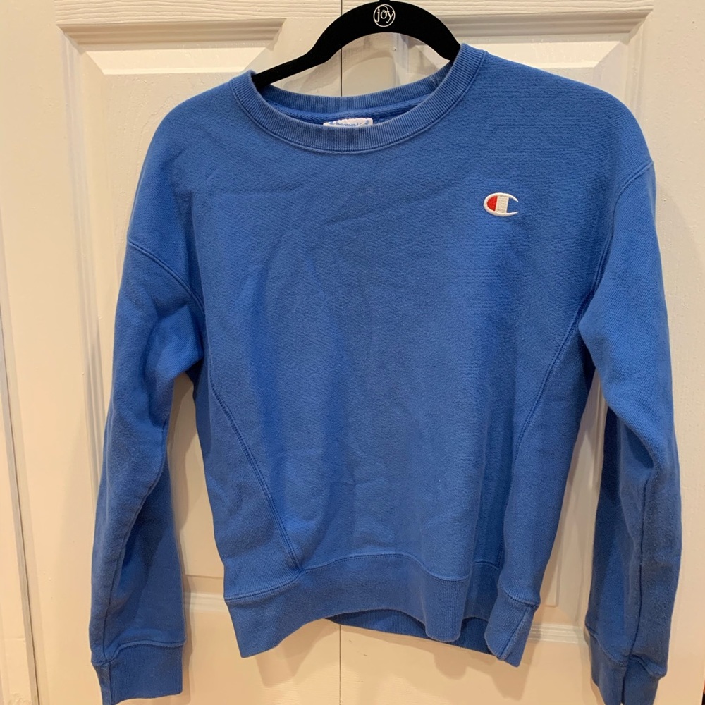 Blue champion crew neck